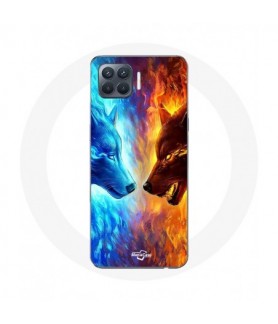 Coque pour Oppo A93 Loup de...