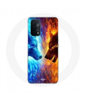 Coque pour Oppo A74 Loup de...
