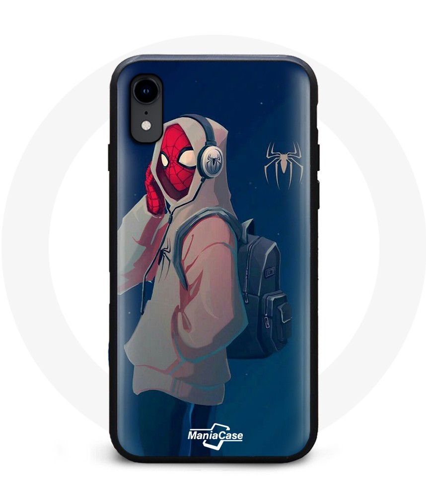 Iphone XR case spiderman into the spider verse