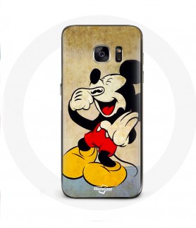 Coque Galaxy S6 Edge Moustache Mickey Mouse