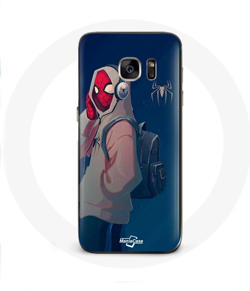 Galaxy S6 Edge case spider man into the spider pour