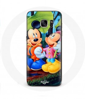 Coque Galaxy S6 Edge mickey mouse and minnie mouse
