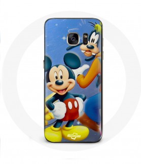 Coque Galaxy S6 Edge Mickey Mouse Donald Dingo Pluto et Minnie mouse