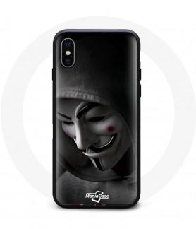 Coque Iphone X anonymous