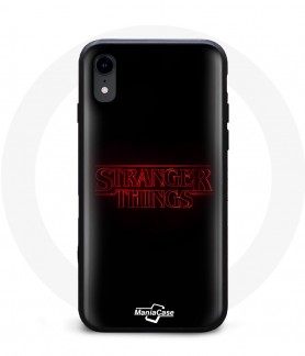 Coque Iphone XR Stranger things logo dark