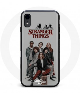 Iphone XR Stranger things logo dark case amazon