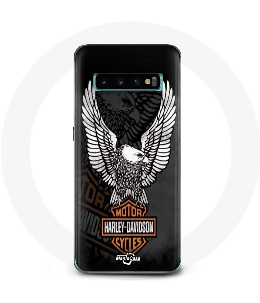 Coque pour Samsung Galaxy s10 plus Harley Davidson aigle logo