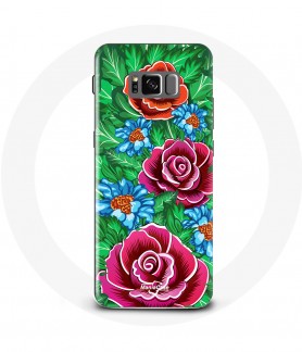 Galaxy S9 Pink Flower Case