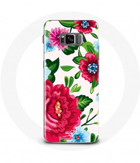 Coque Galaxy S8 Fleur Rose