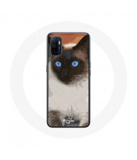 Coque Oppo A53 Chat Siamois...