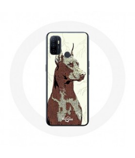 Coque Oppo A53 Doberman...