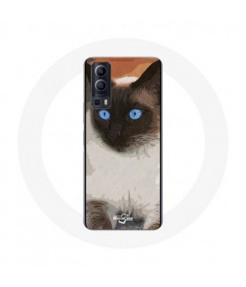 Coque Vivo Y72 Chat Siamois...