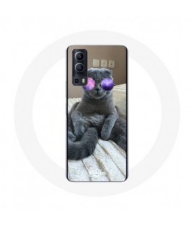 Coque Vivo Y72 Chat avec...