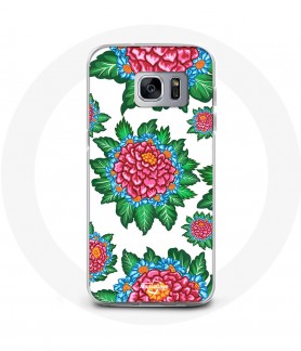 Coque Galaxy S7 Fleur Souci