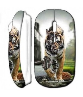 Souris Sans Fil Robot Tigre...