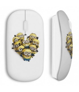 Souris Sans Fil Minions cœur