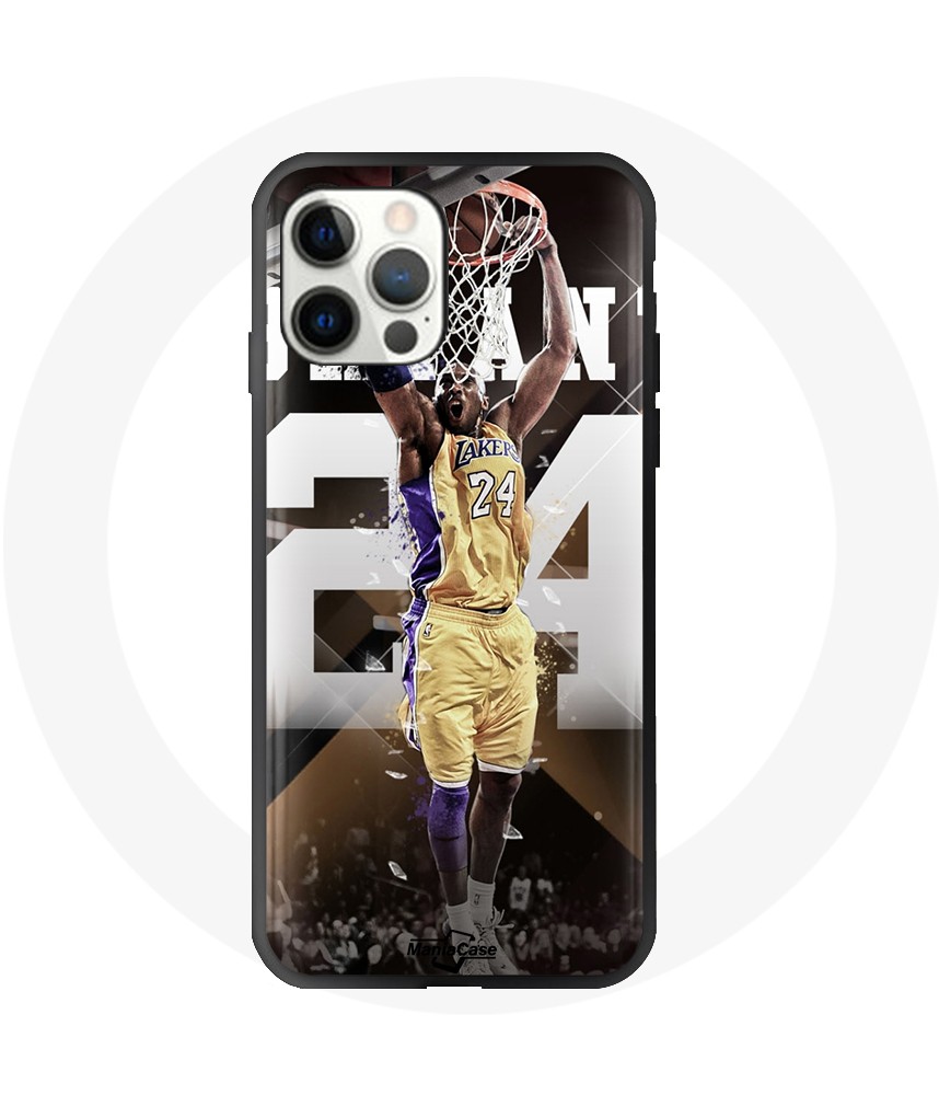 Coque Iphone 12 kobe bryant dunk lakers 24 NBA