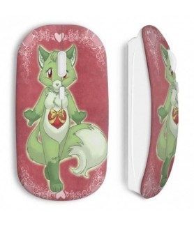 Souris sans fil Green fox...