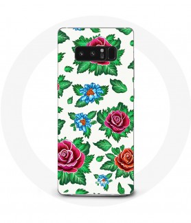 Coque Galaxy Note 8 Fleur Rose