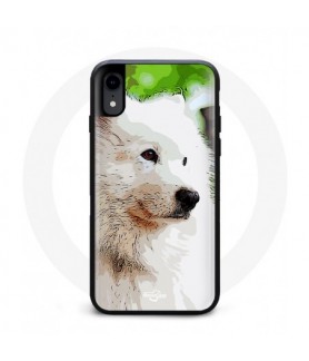 Coque Iphone X Samoyede Blanc