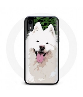 Coque Iphone XS Chien Samoyède