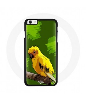 Coque Iphone SE Perruche Jaune