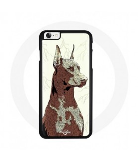 Coque Iphone SE Chien Doberman