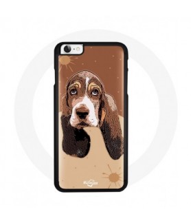 Coque Iphone SE Basset Hound