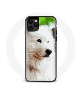 Coque Iphone 13 Samoyede Blanc