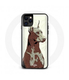 Coque Iphone 12 pro Doberman