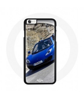 Coque iphone SE McLaren Bleu