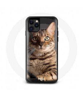 Coque Iphone 12 Bengal Chat