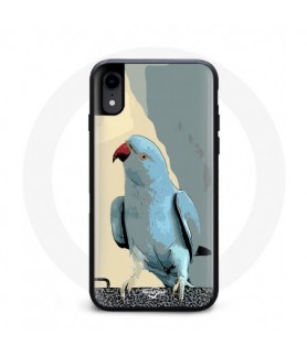 Coque Iphone X Perruche Bleu