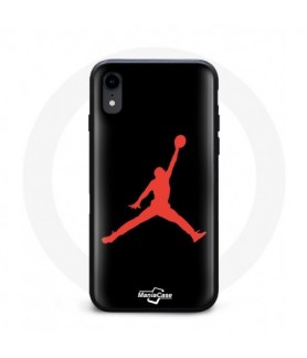 Coque Iphone XS Nike NBA Rouge