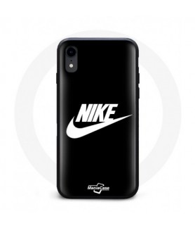 Coque Iphone X Nike Logo Blanc