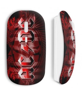 AC/DC red wireless mouse n2