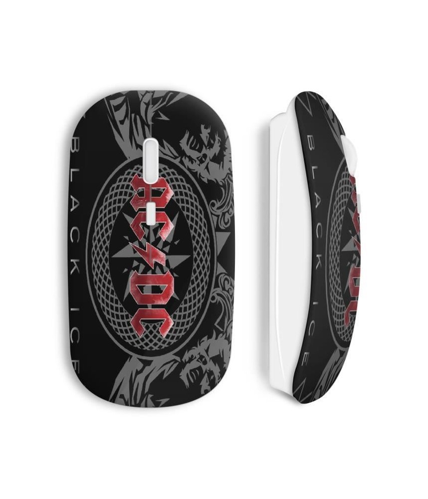 Souris sans fil  AC DC AC/DC NOIR ROUGE NIRVANA ROCK HARD ROCK FOLIE CONCERT maniacase amazon