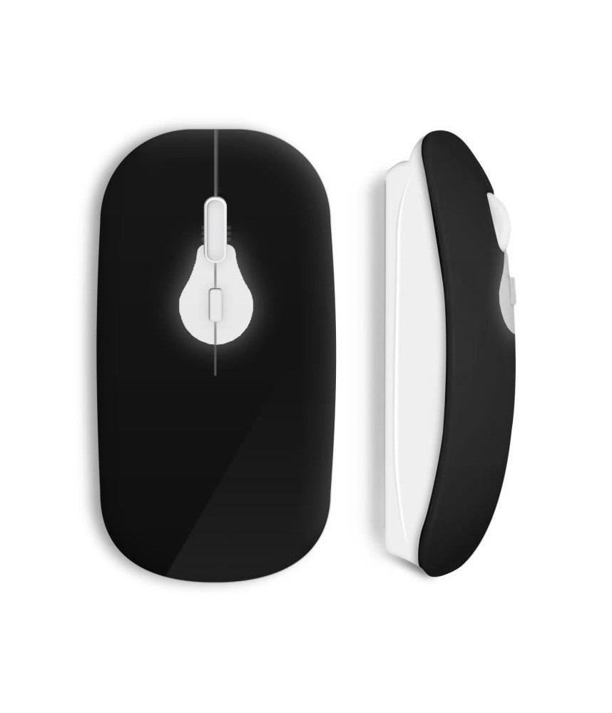 black and white light  wireless mouse maniacase amazon