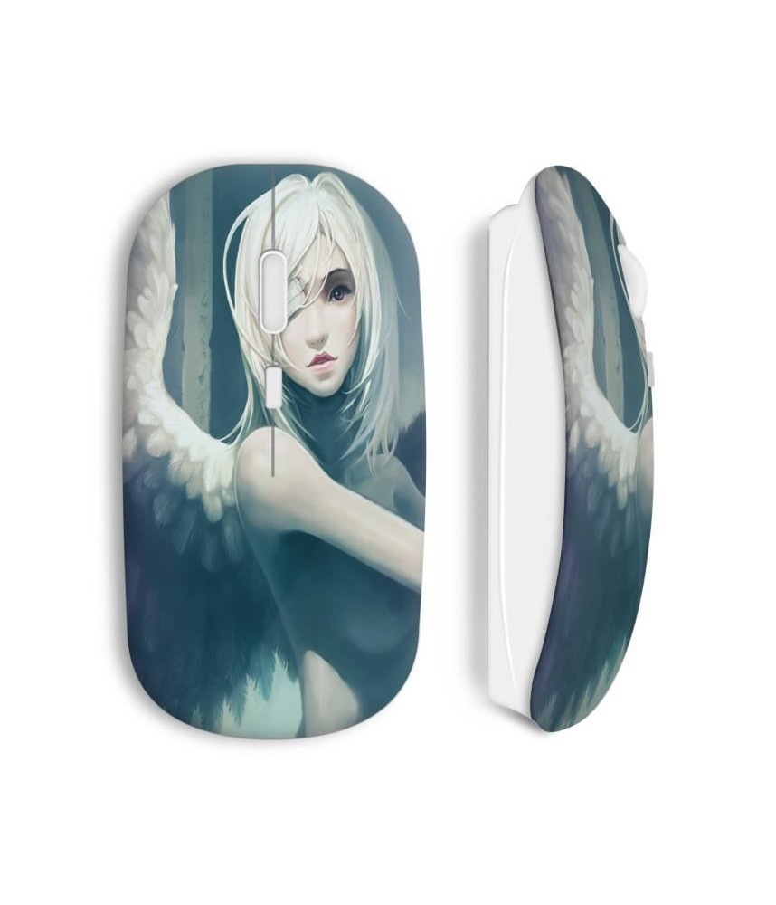 Souris sans fil angel manga femme maniacase amazon