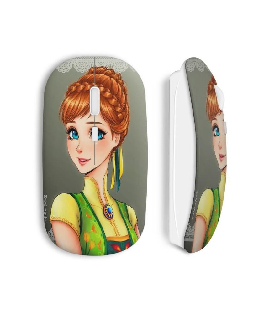 Souris sans fil  Disney Anna reine des neige dessin animé maniacase amazon