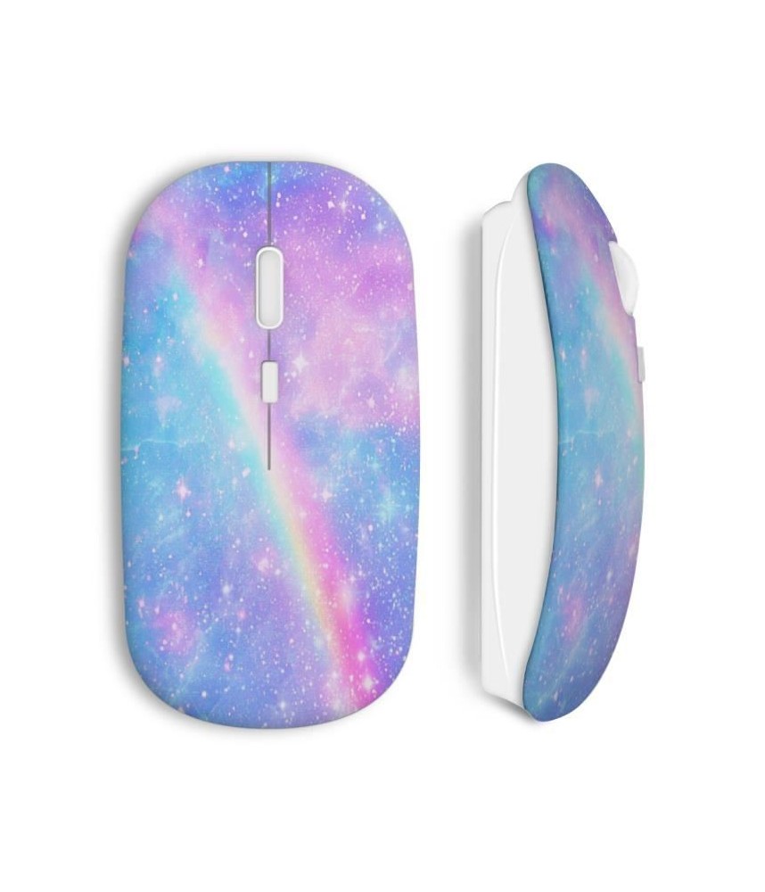 rainbow pink blue zoom style maniacase amazon wireless mouse