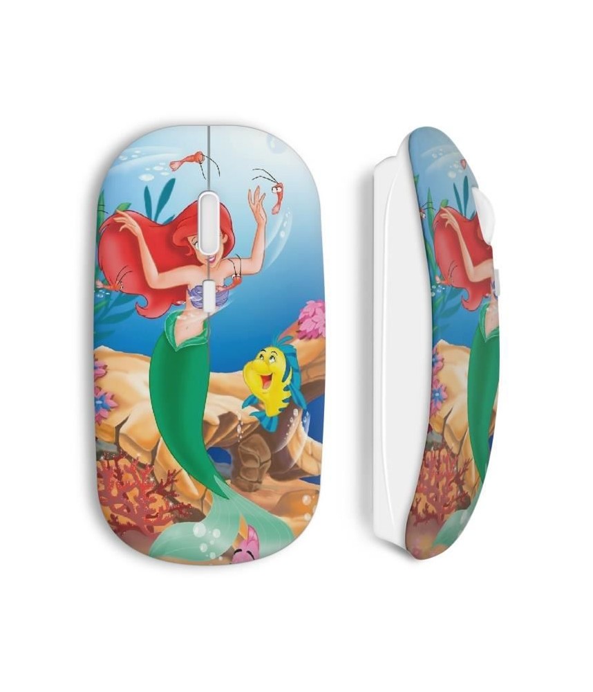 Souris sans fil Ariel petite sirène  maniacase amazon wireless mouse the little mermaid