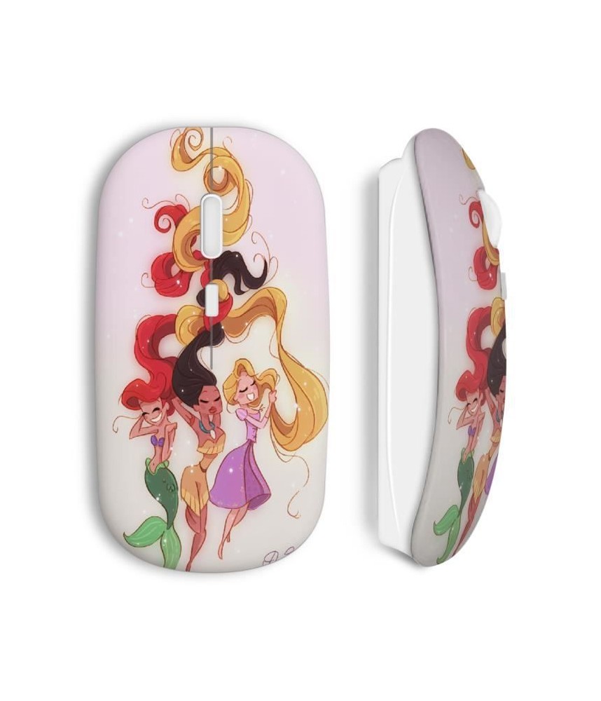 Souris sans fil Ariel petite sirène  maniacase amazon wireless mouse pakaountasse raiponce Disney