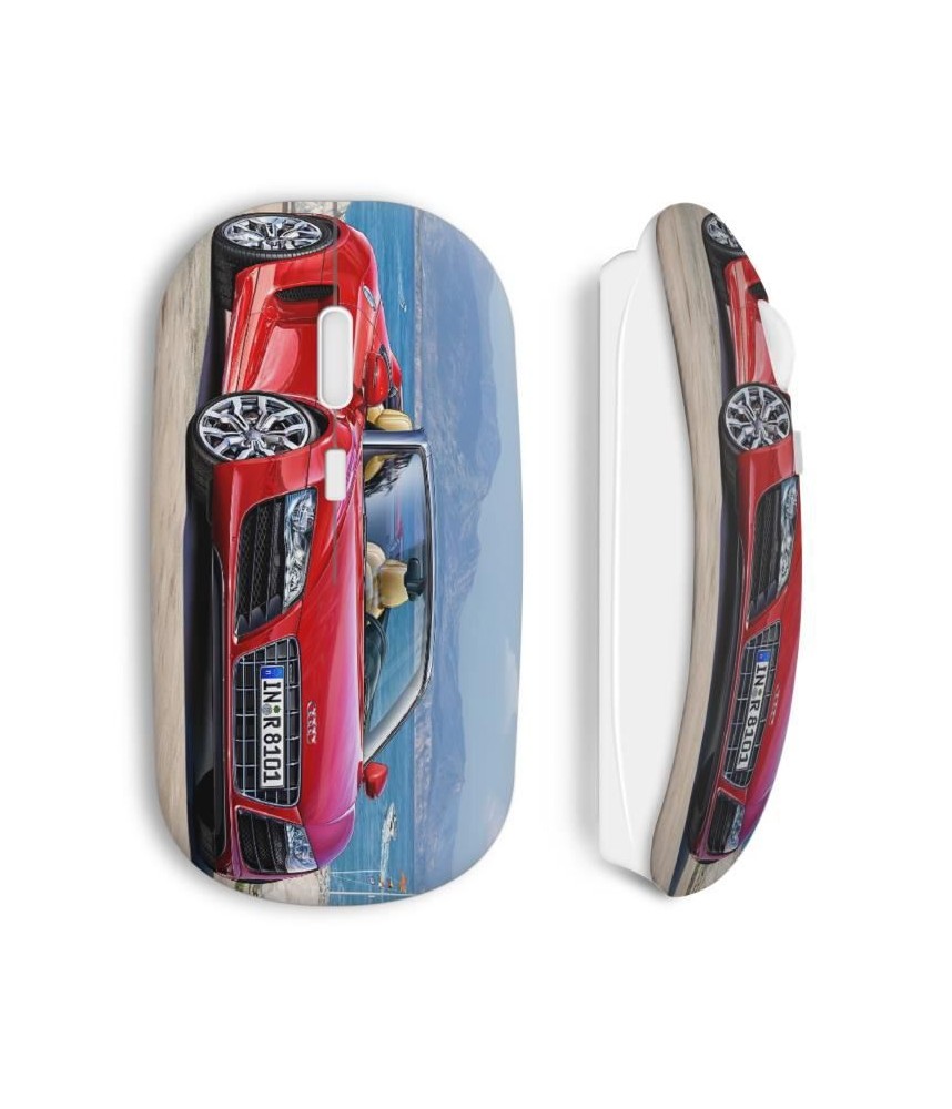 Souris sans fil Audi R8 Porsche mercedes bmw voiture de course  maniacase amazon