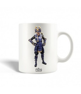 Mug blue samurai  fortnite