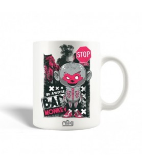 Mug Be aware bad monkey