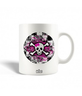 Mug skulls girly