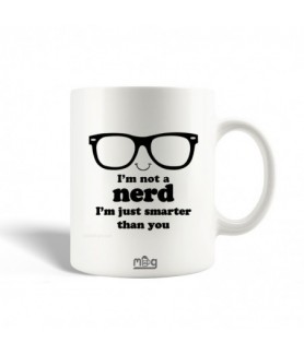 Mug citation Im not a nerd