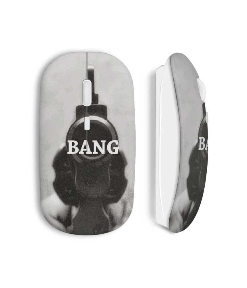 vintage bang wireless mouse maniacase amazon armed gun