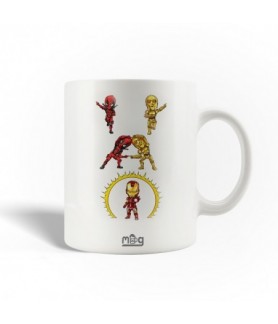 Mug deadpool star wars robot